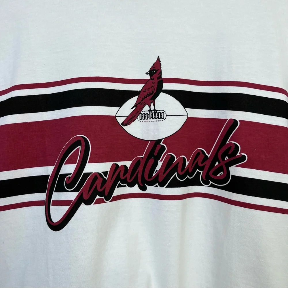 Wear By Erin Andrews • Arizona Cardinals Front Tie Retro Shirt - Picture 5 of 10